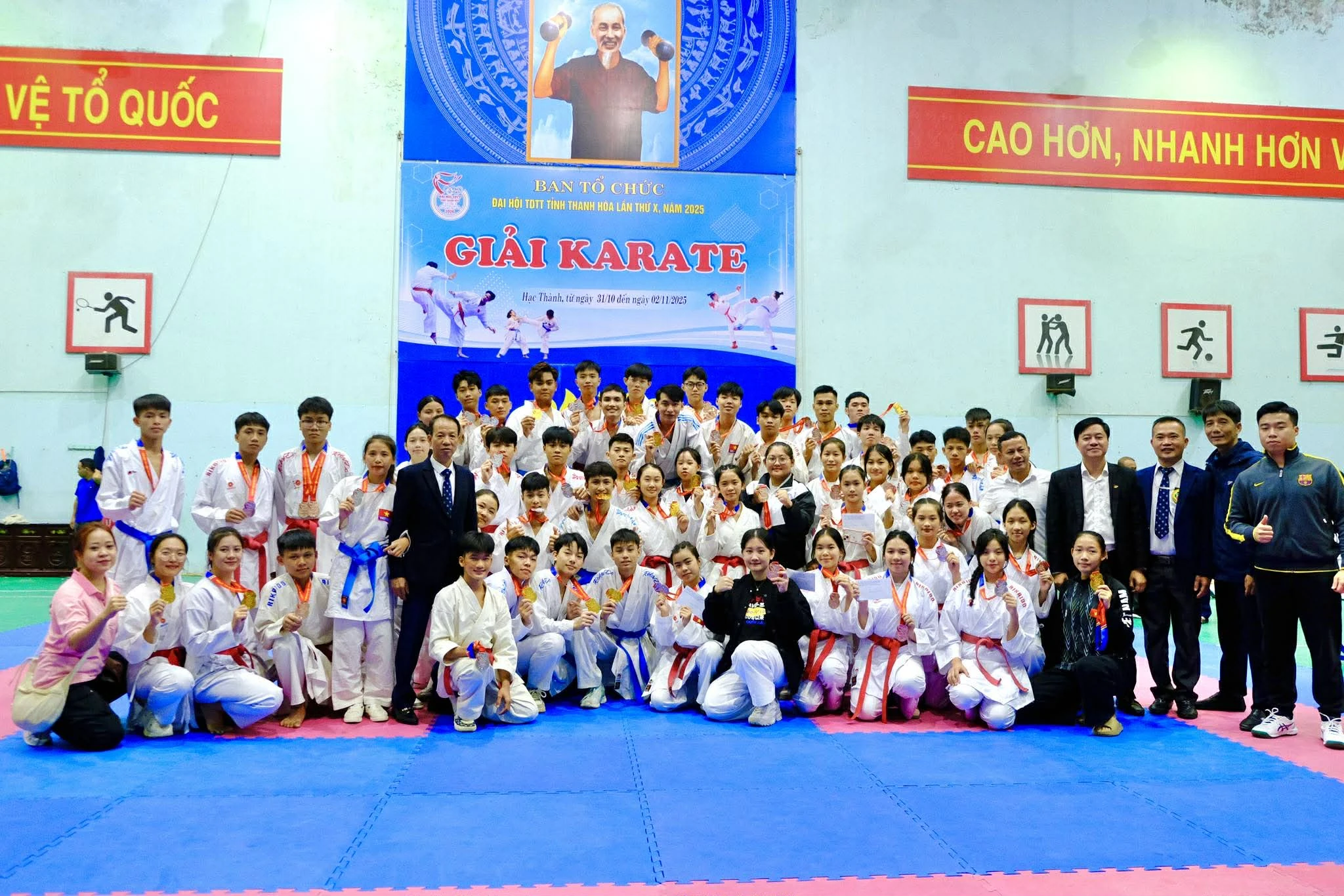 Kết thúc giai đoạn 1 Đại hội TDTT toàn tỉnh lần thứ X: Đoàn xã Minh Sơn dẫn đầu trên bảng tổng sắp huy chương