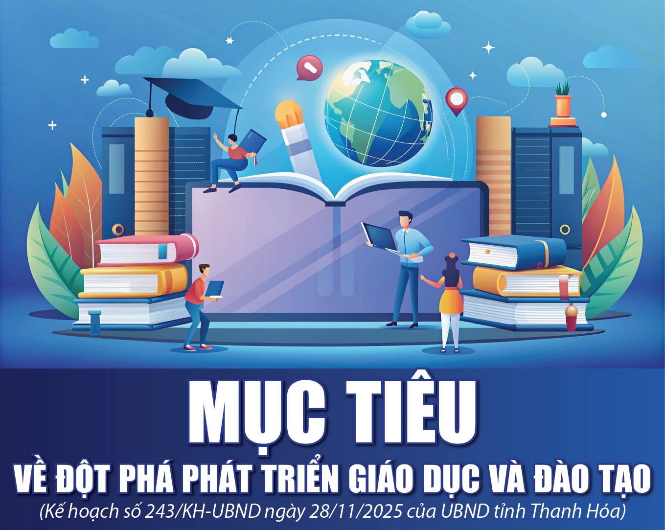[Infographics] - Mục tiêu về đột phá phát triển giáo dục và đào tạo