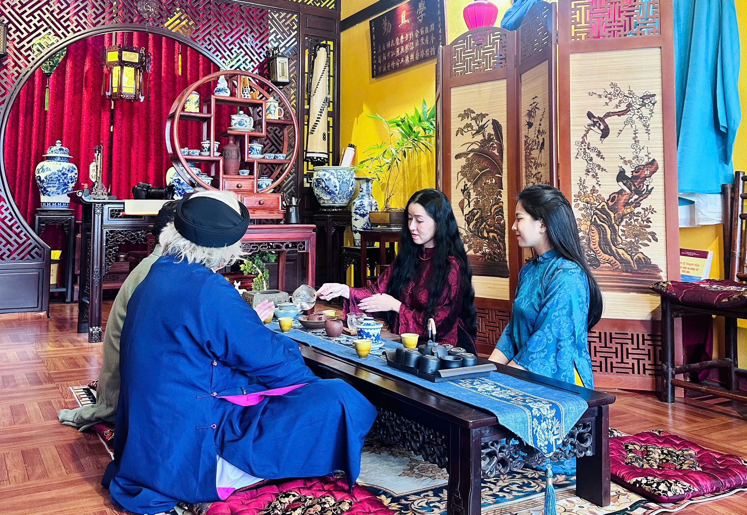 An yên thưởng trà