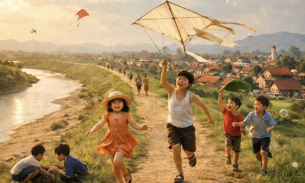 Tuổi thơ bay dọc triền đê