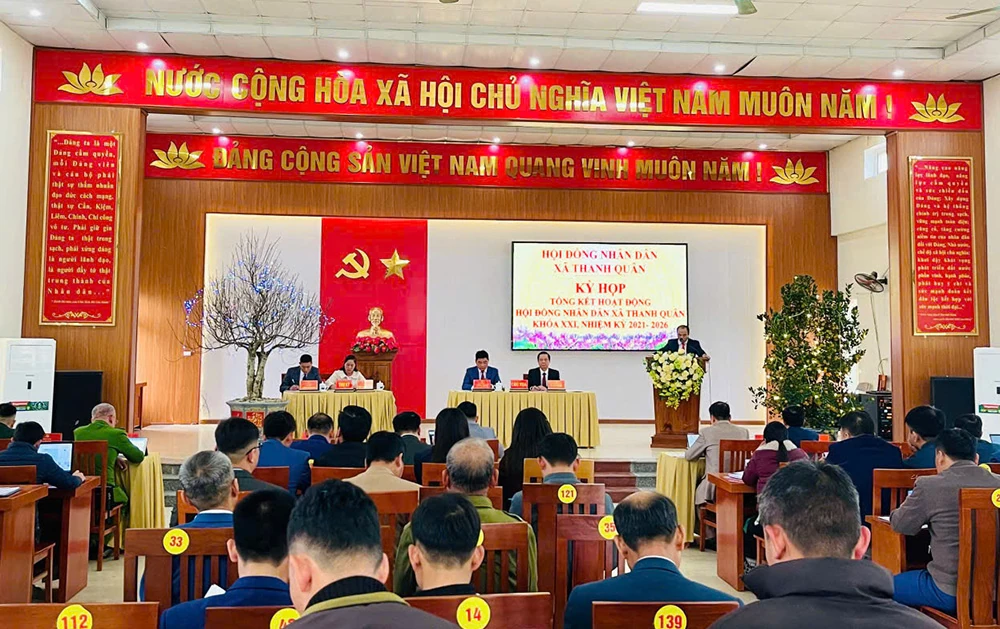 HĐND xã Thanh Quân tổng kết nhiệm kỳ 2021-2026