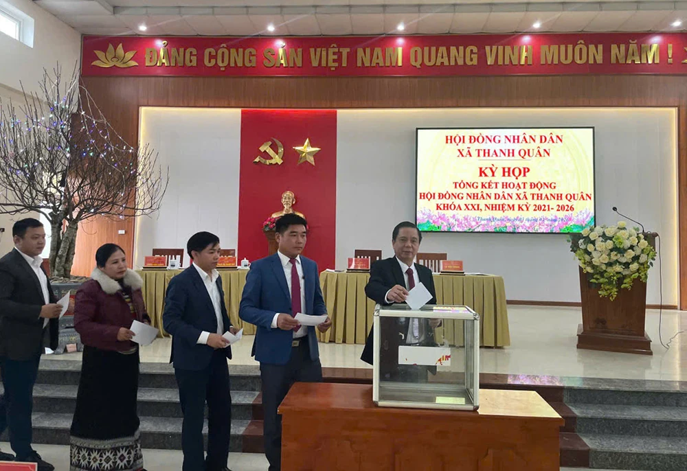 HĐND xã Thanh Quân tổng kết nhiệm kỳ 2021-2026