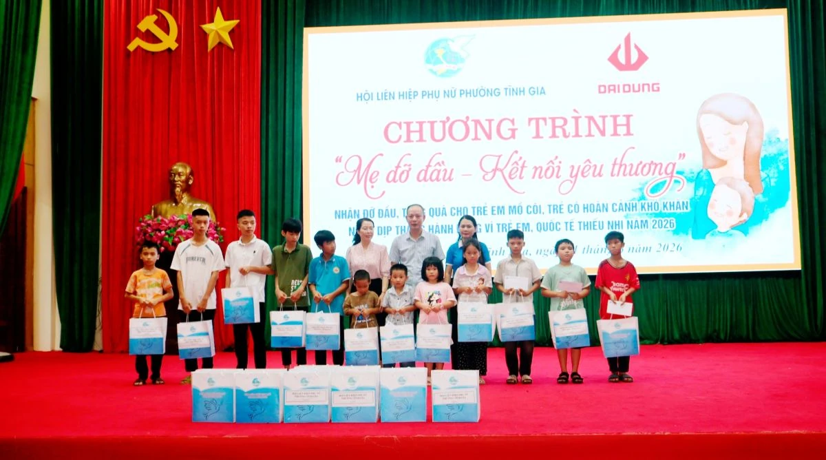 Thiết thực Chương trình “Mẹ đỡ đầu - Kết nối yêu thương” trên địa bàn phường Tĩnh Gia